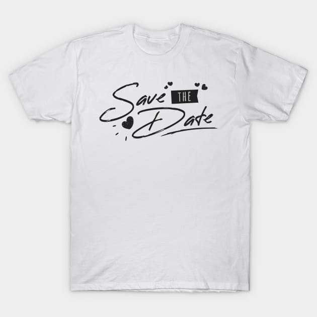 Save the date T-Shirt by Abiarsa